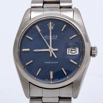 ROLEX Oysterdate Precision, wristwatch 35 mm.