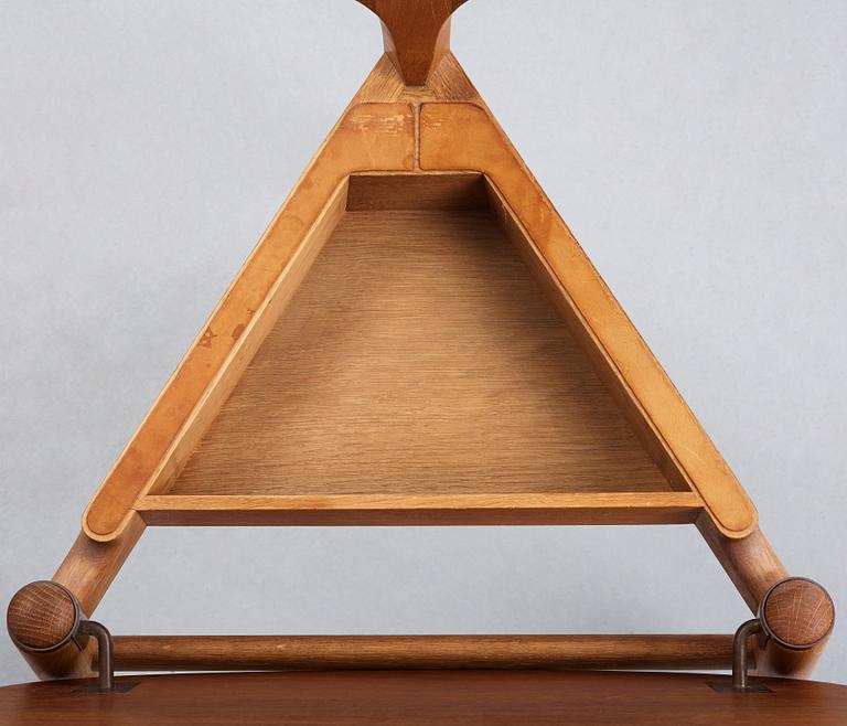 Hans J. Wegner, "Bachelor's chair/ "Jakkens Hvile", Johannes Hansen, Danmark ca 1959.