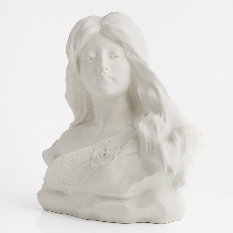 A biscuit porcelain figurine, Gustafsberg, 1914.