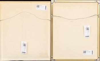 MAX WALTER SVANBERG, 2 torrnålsgravyrer, signerade och numrerade.