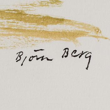 BJÖRN BERG, water colour on paper and ink drawing on papper "Emil i Lönneberga". Signed.