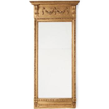 65. A Late Gustavian mirror attributed to Pehr Ljung.