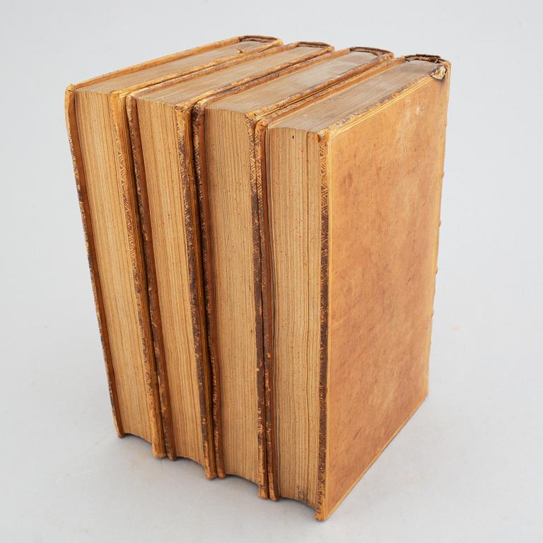 Robertsons historia över Karl V i trevliga band, 1782 (4 vol).