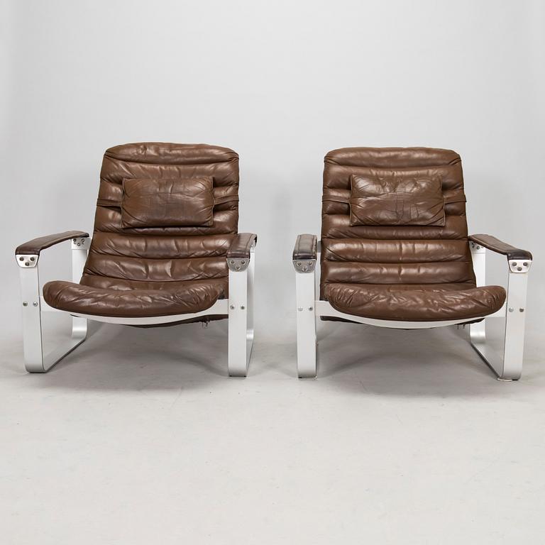 Ilmari Lappalainen, nojatuolipari, "Pulkka", Asko 1960-luku.