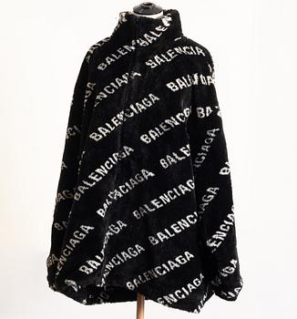 Balenciaga, kappa, "Faux Fur Coat", storlek 38.