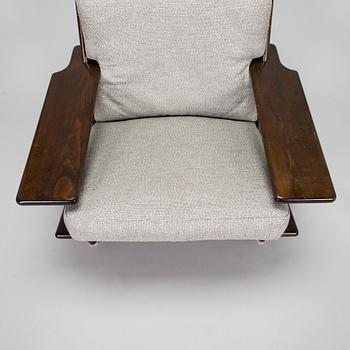 Esko Pajamies, A 1970's armchair "Pele" and a stool.