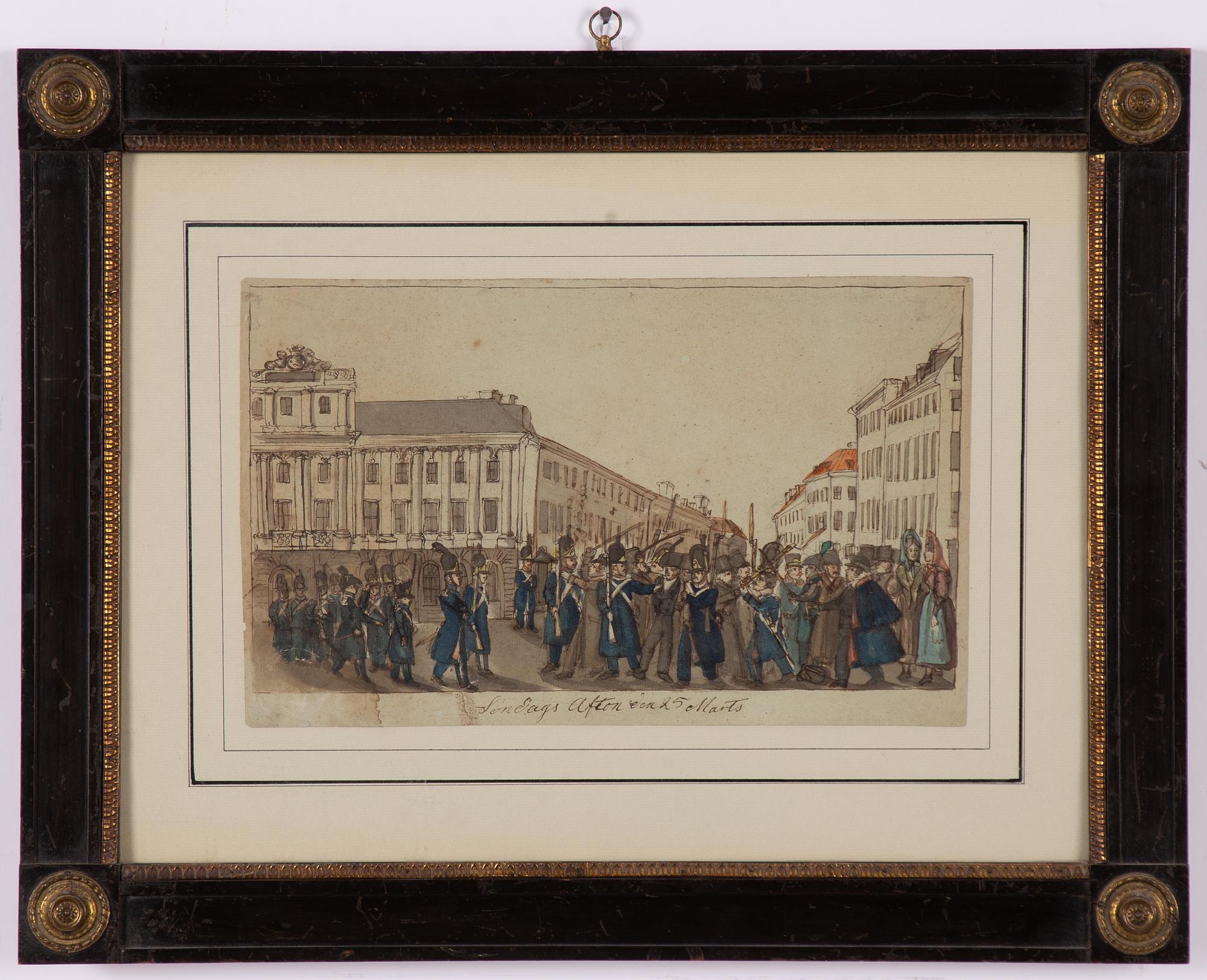 Fritz von Dardel, "Söndags Afton den 25 Marts".