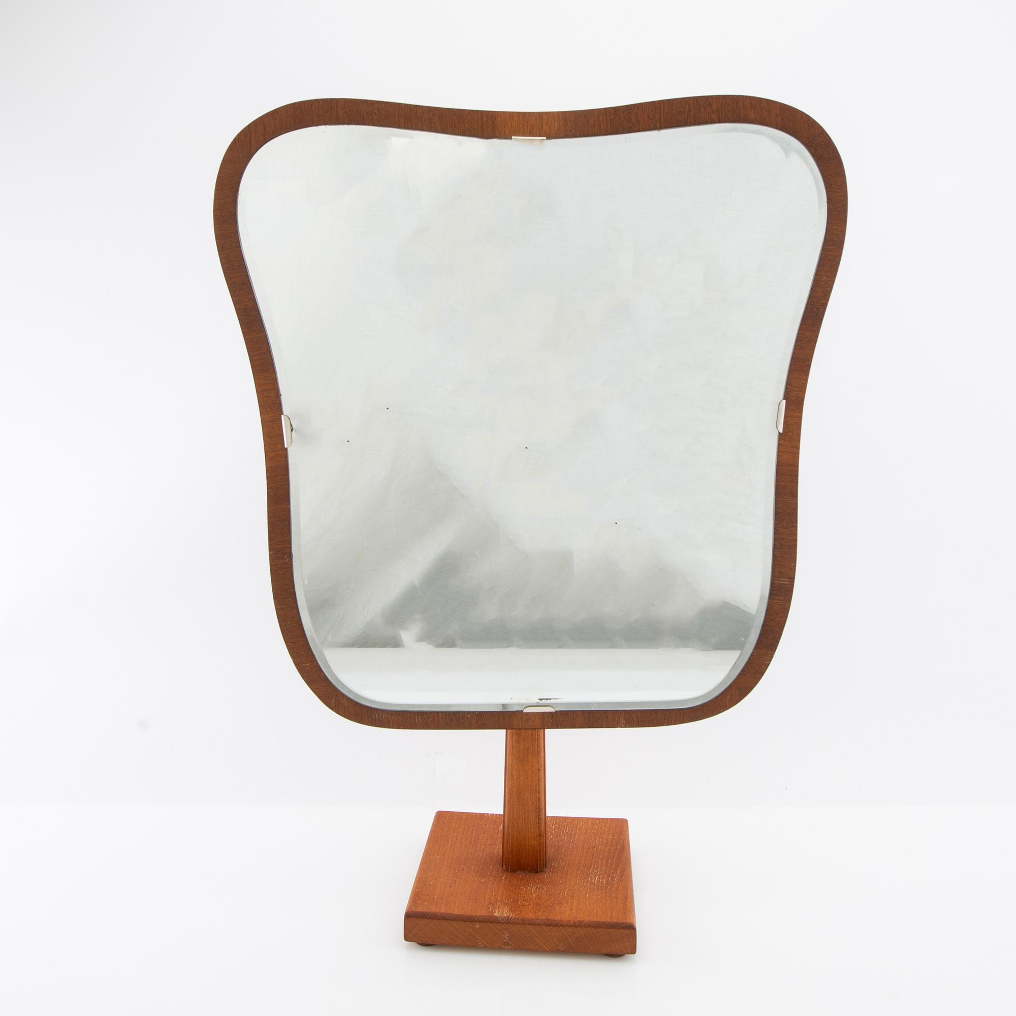 Table mirror, Swedish Modern Hovmantorp 1940s/50s.