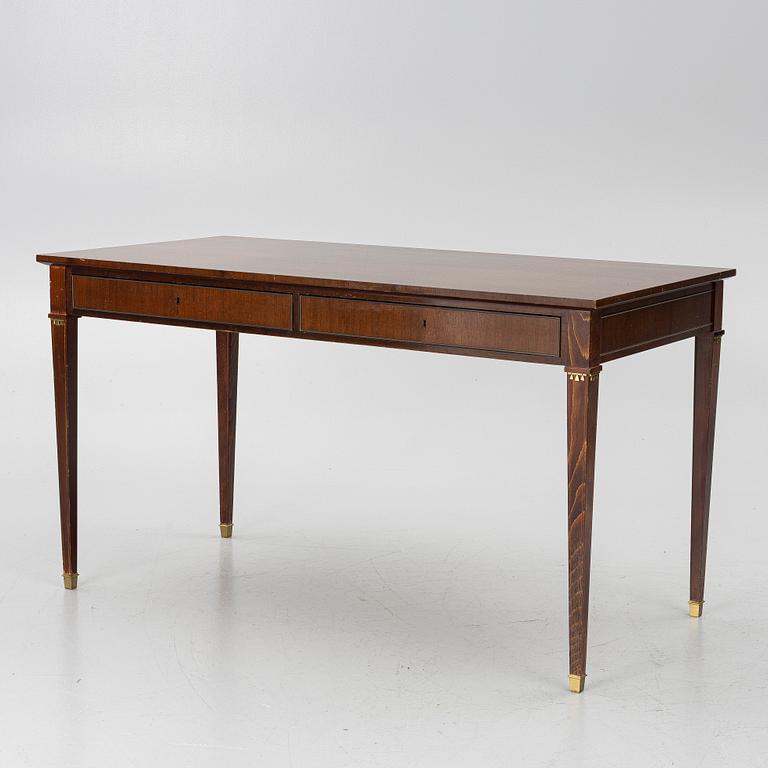 Desk, Gustavian style, second half of the 20th century.
