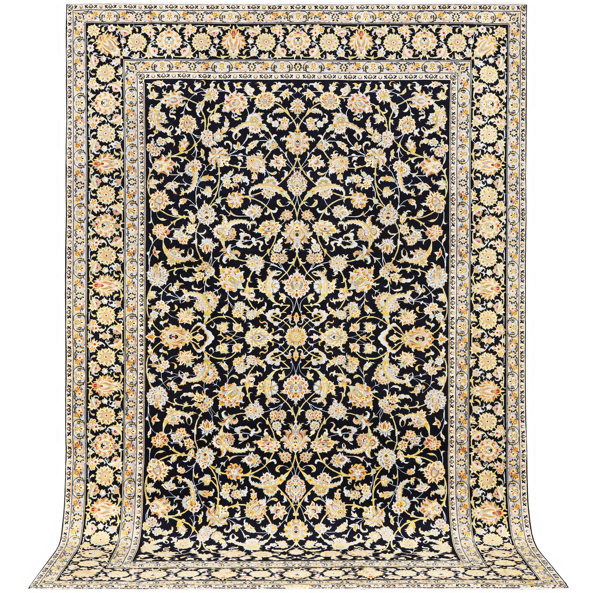 A Kashan carpet, c. 363 x 247 cm.