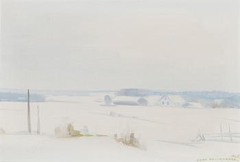 Eero Nelimarkka, Vinter på slätten.