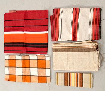 Textiles 5 pcs 1960s handwoven.