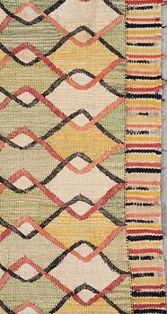 Barbro Nilsson, a drape, "Vingåkra". Tapestry weave. 193,5 x 161 cm.