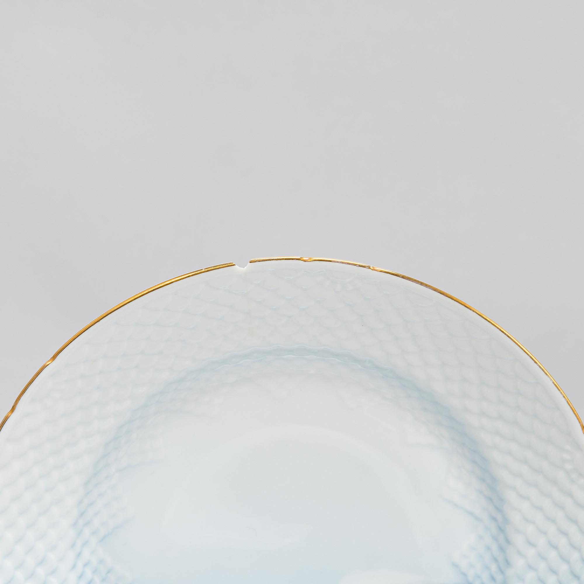 Servis, ca 117 delar, porslin, "Måsen", Bing & Gröndahl, Köpenhamn.