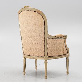 Karmstol, Louis XVI-stil, omkring 1900.