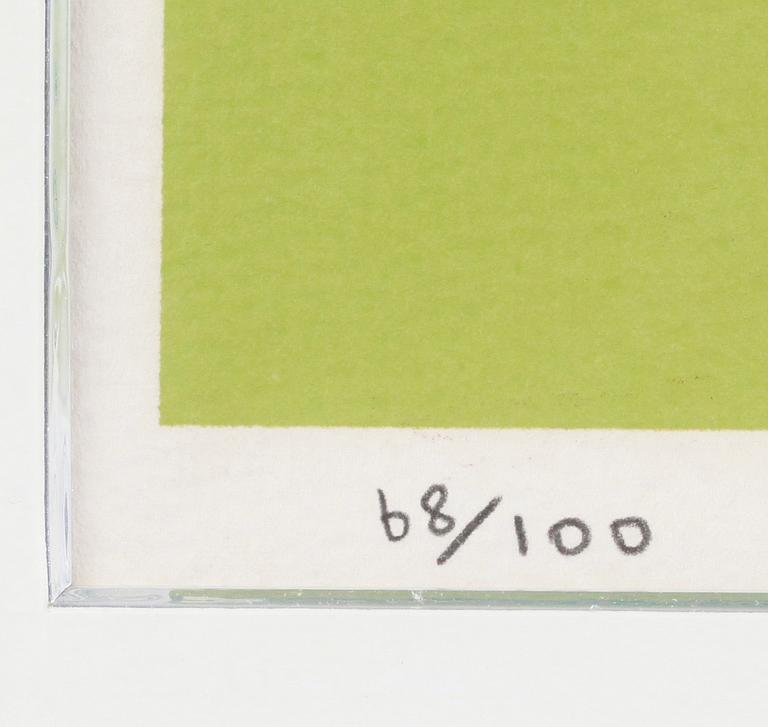 OLLE BAERTLING, färglitografi, signerad och numrerad 68/100.