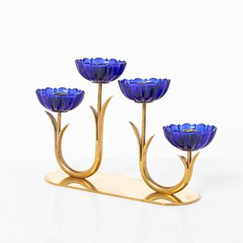 Gunnar Ander, candle holders 7 pcs, Ystad Metall. 20th century, second half.