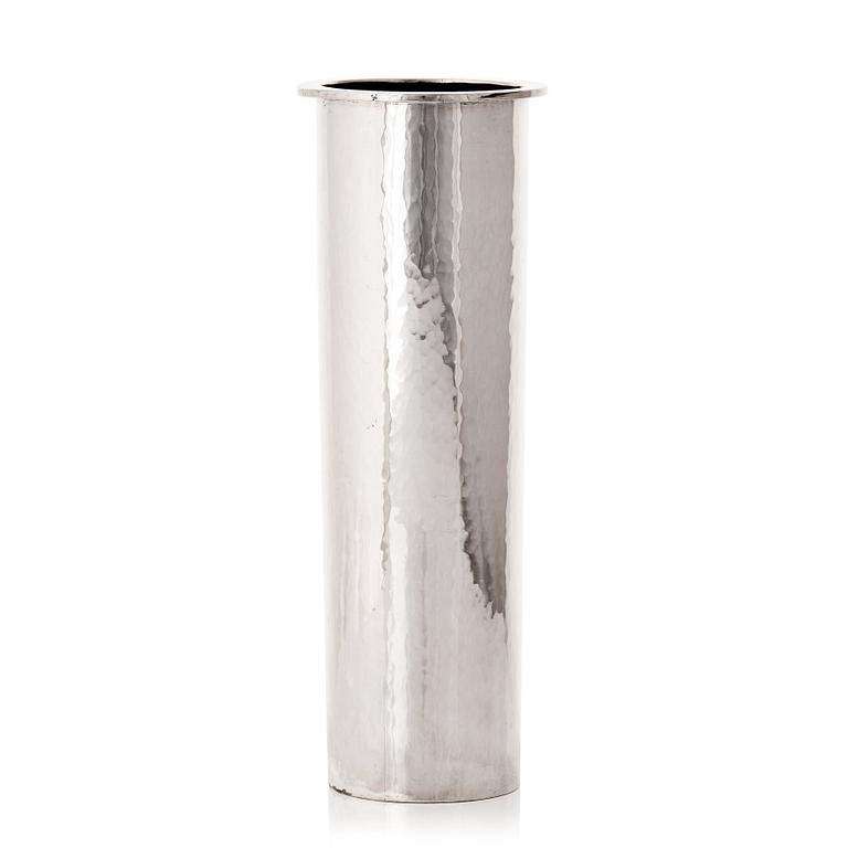 Bo Klevert, a sterling silver vase, Stockholm 1994.