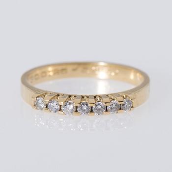 RING, briljantslipade diamanter, 18K guld.