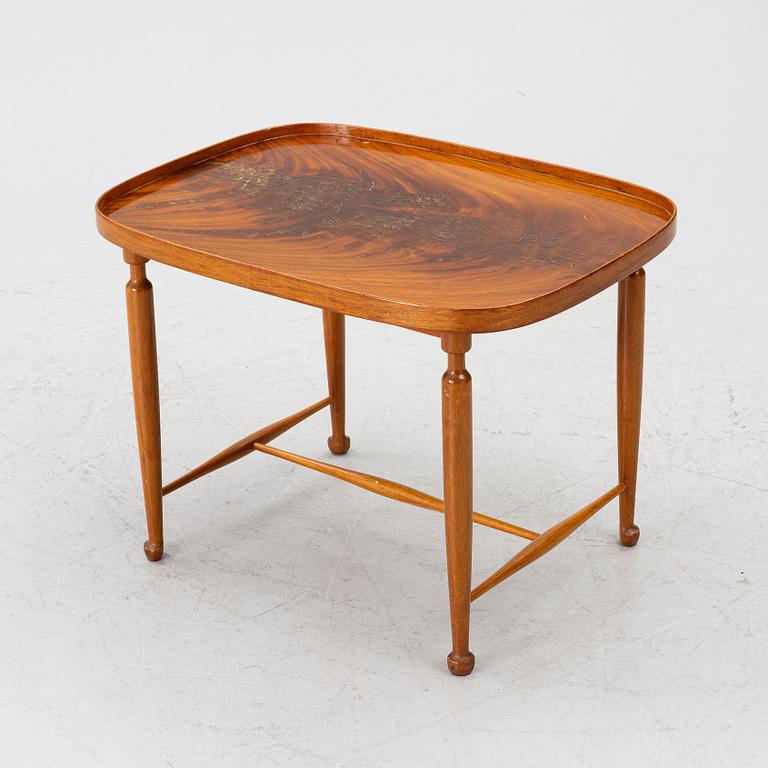 Josef Frank, soffbord / sidobord, modell B 974, Firma Svenskt Tenn, före 1985.