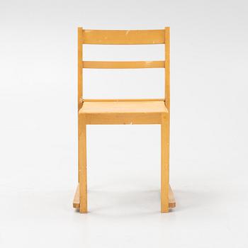 Sven Markelius, stolar, 9 st, "Orkesterstolen", 1900-talets mitt.