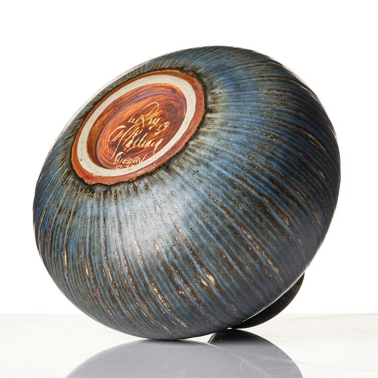 Carl-Harry Stålhane, a unique stoneware vase, Rörstrand, Sweden, 1959.