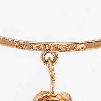 Liisa Vitali, A 14K gold bracelet "Kevät" (spring). Westerback, Helsinki 1970.