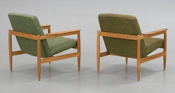 FÅTÖLJER, ett par, 1960-tal.
