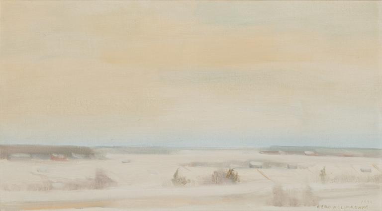 Eero Nelimarkka, oil on canvas, signed and dated 1973.