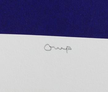 BENGT ORUP, färglitografi, signerad och numrerad 93/120.