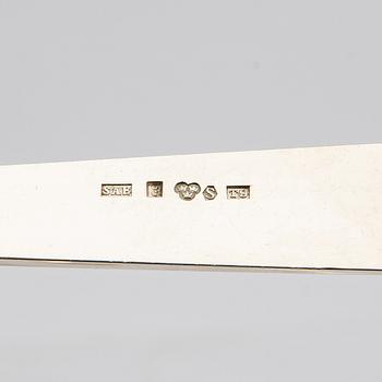 Anders Ericson, tårtgafflar 12 st silver Kristianstad 1969.