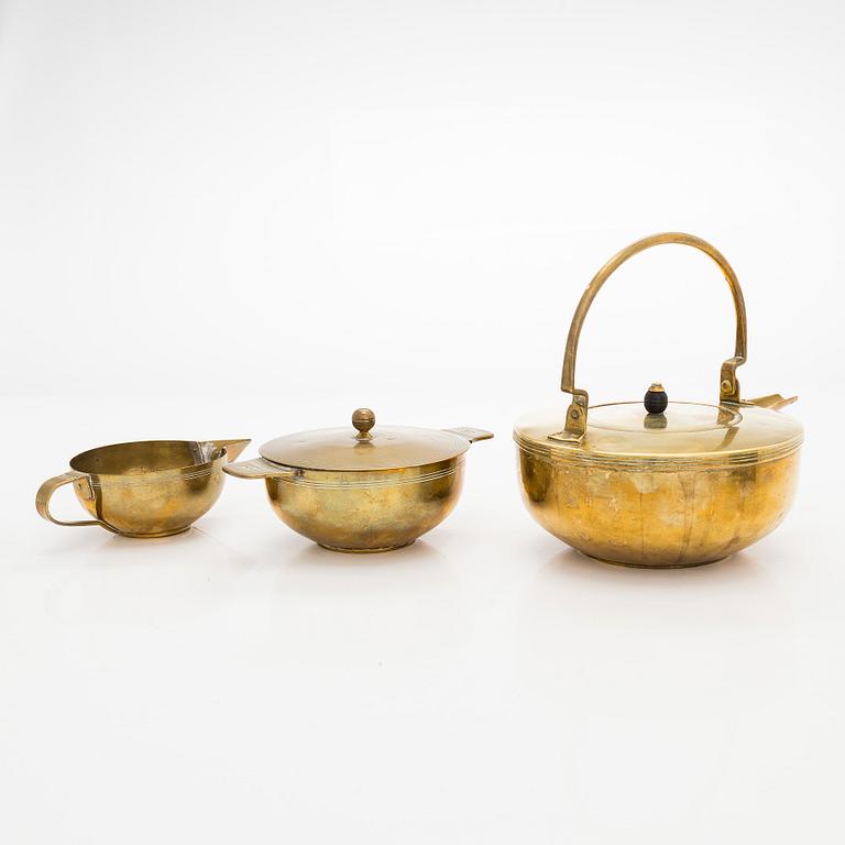 Jan Eisenlöffel, väitetty, teeastiasto, 6 osaa, Wien vuoden 1902 jälkeen.
