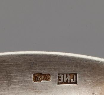 PARTI SILVER, 6 delar. 84 silver Moskva Ryssland 1896-1908. Vikt 139 g.