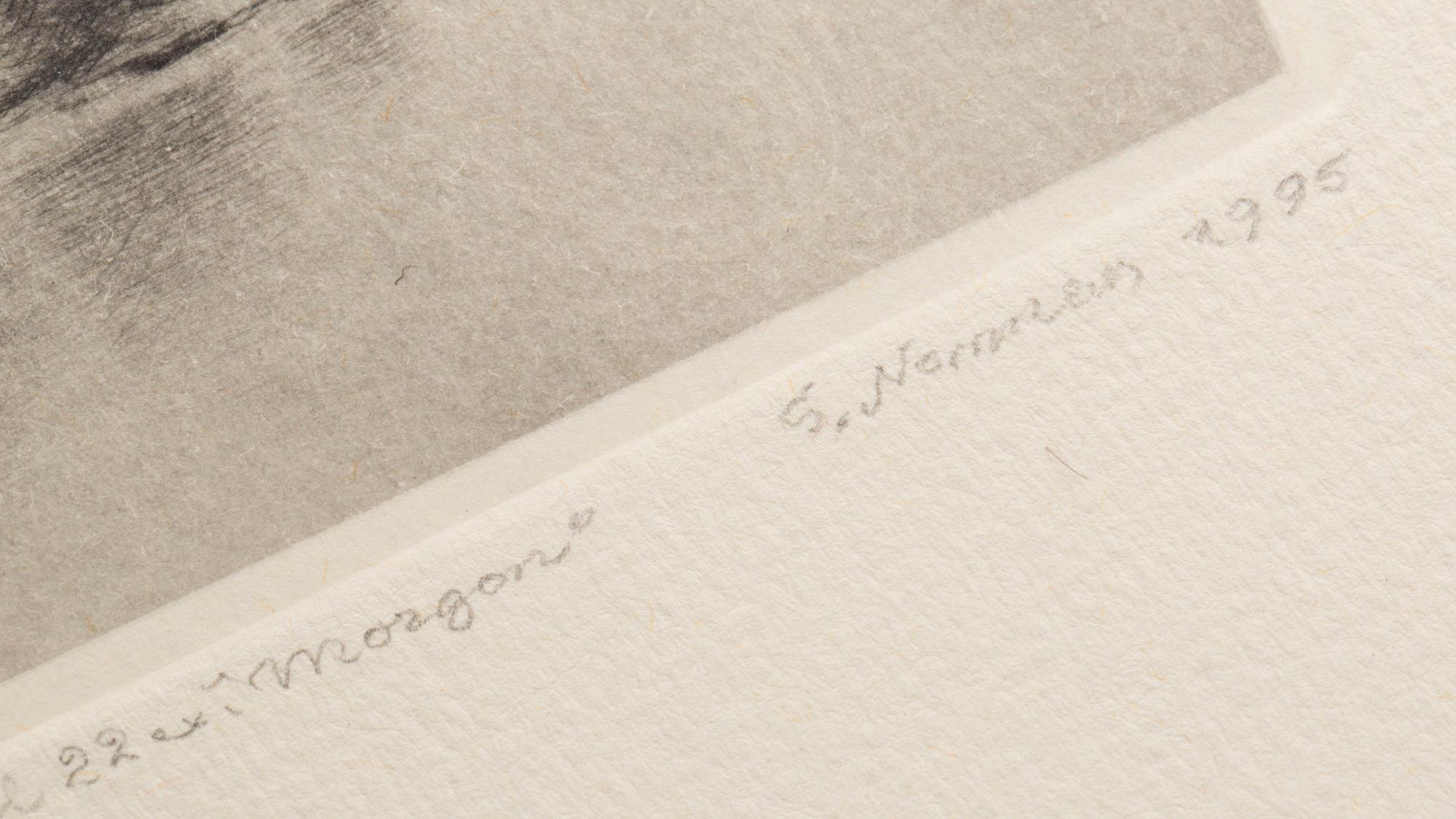 GUNNAR NORRMAN, 3 st. Torrnål. Signerade, numrerade och daterade.