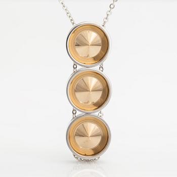 Elis Kauppi, A silver necklace with gilded parts. Kupittaan kulta, Turku 1965.