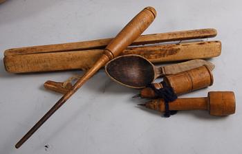 PARTI ALLMOGE, 7 delar. 1700/1800-tal.