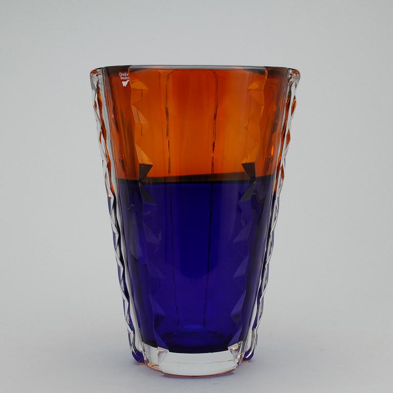 VAS, glas, Erika Lagerbielke, Orrefors, numrerad och signerad.
