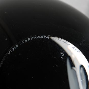 Timo Sarpaneva, a 'Claritas' glass sculpture, signed Timo Sarpaneva Iittala 2001.