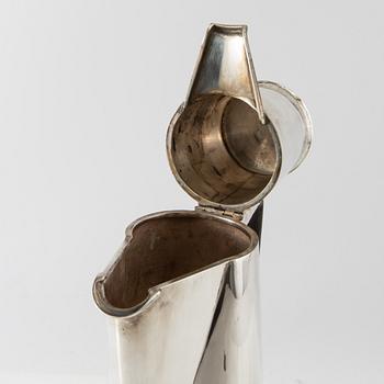 Bertil Berggren Askenström, kanna, silver, Stockholm, 1977.