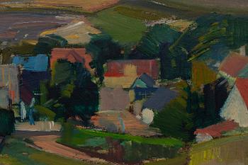 Gerhard Wihlborg, oil on panel, signed.