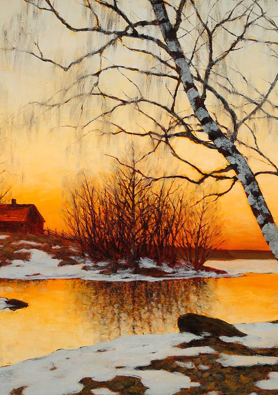 EDVARD ROSENBERG, olja på duk, signerad och daterad 1927.