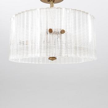 Carl Fagerlund, taklampa, Orrefors, 1960/70-tal.