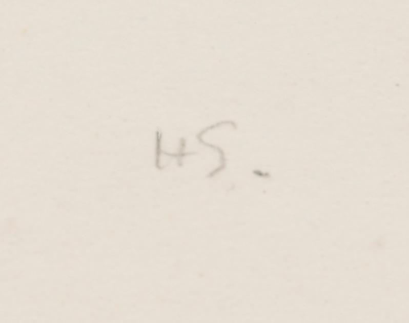 HELENE SCHJERFBECK, teckning, signerad.