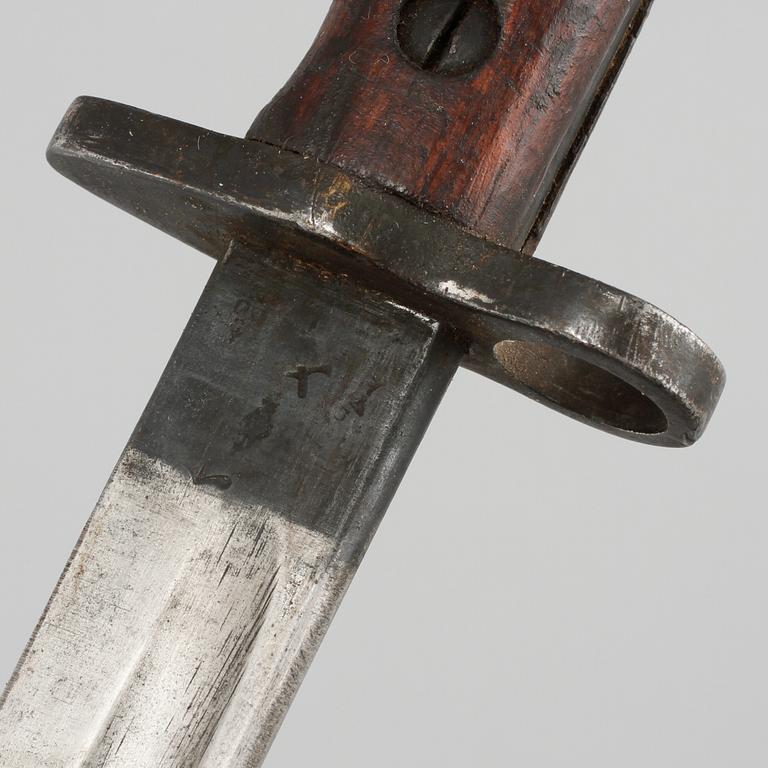 BAJONETTER, 4 st, 1800/1900-tal.