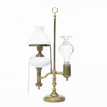 Fotogenlampa/bordslampa, Storwasser, omkring år 1900.