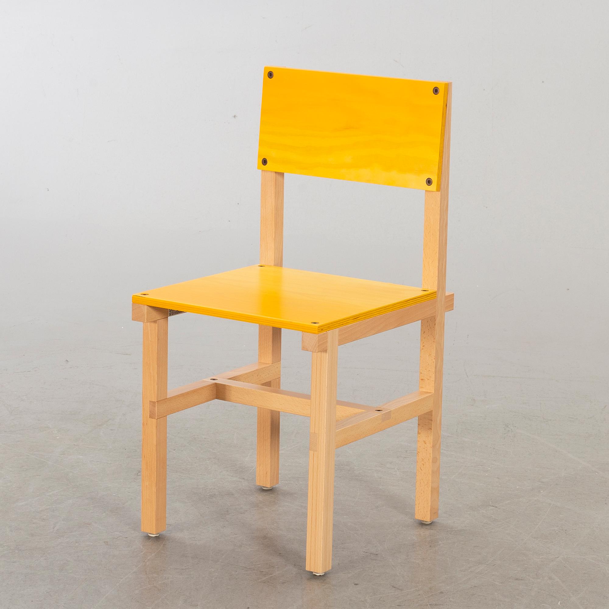 FREDRIK PAULSEN, "Röhsska" Designbaren, stol, Blå Station 2020, Stol 34/102.