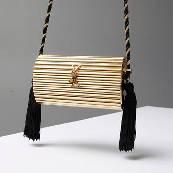 AFTONVÄSKA, "Gold Tassel Clutch", Yves Saint Laurent.