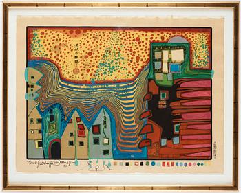 Friedensreich Hundertwasser, Portfolio "Midori No Namida".