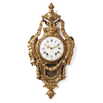 VÄGGPENDYL, Le Roux, Paris, Louis XVI, 1700-talets slut.