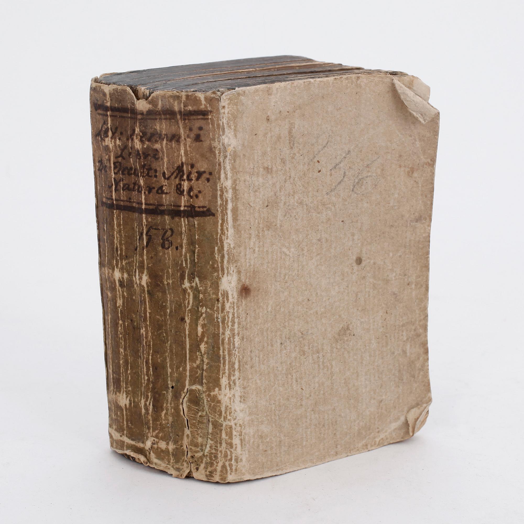 BOK, "De miraculis occultis naturae libri IIII", Levinus Lemnius, Frankfurt, 1640.